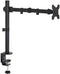 KTM-142867 Height Adjustable Single Long Arm Monitor Mount for VESA 32 Screens - Bolt Down Metal Stand