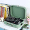 KTM-168787 Bluetooth Vinyl Record Player with PU Leather Elliptic Design Suitcase