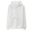 KTM-173651 Men's New Solid Color Hooded Zipper Sweater Slim With Hoodie Youth Sports Casual Jacket Men's Hip-hop Pullover Shirt