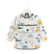 KTM-174227 100% Polyester Waterproof Meal Infant Long Sleeve Baby Bib Wholesale Washable