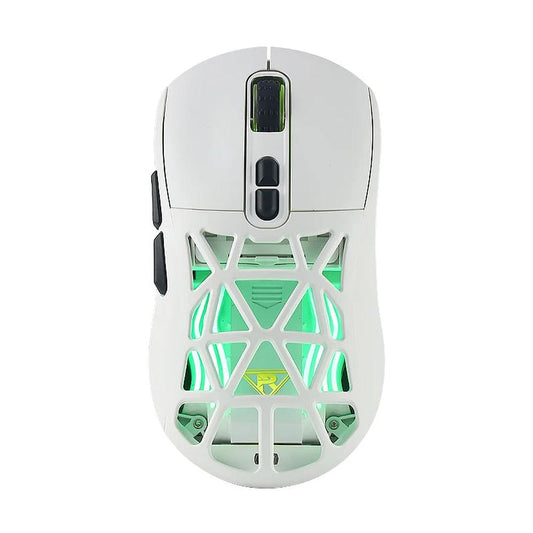 KTM-181331 Lightweight Honeycomb Wireless Gaming Mouse with Adjustable DPI up to 10000 and RGB Lighting for PC