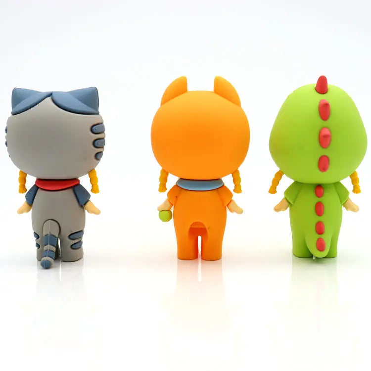 KTM-188435 Custom 3D PVC Action Figures and Cartoon Figurines - Eco-Friendly Toys and Crafts