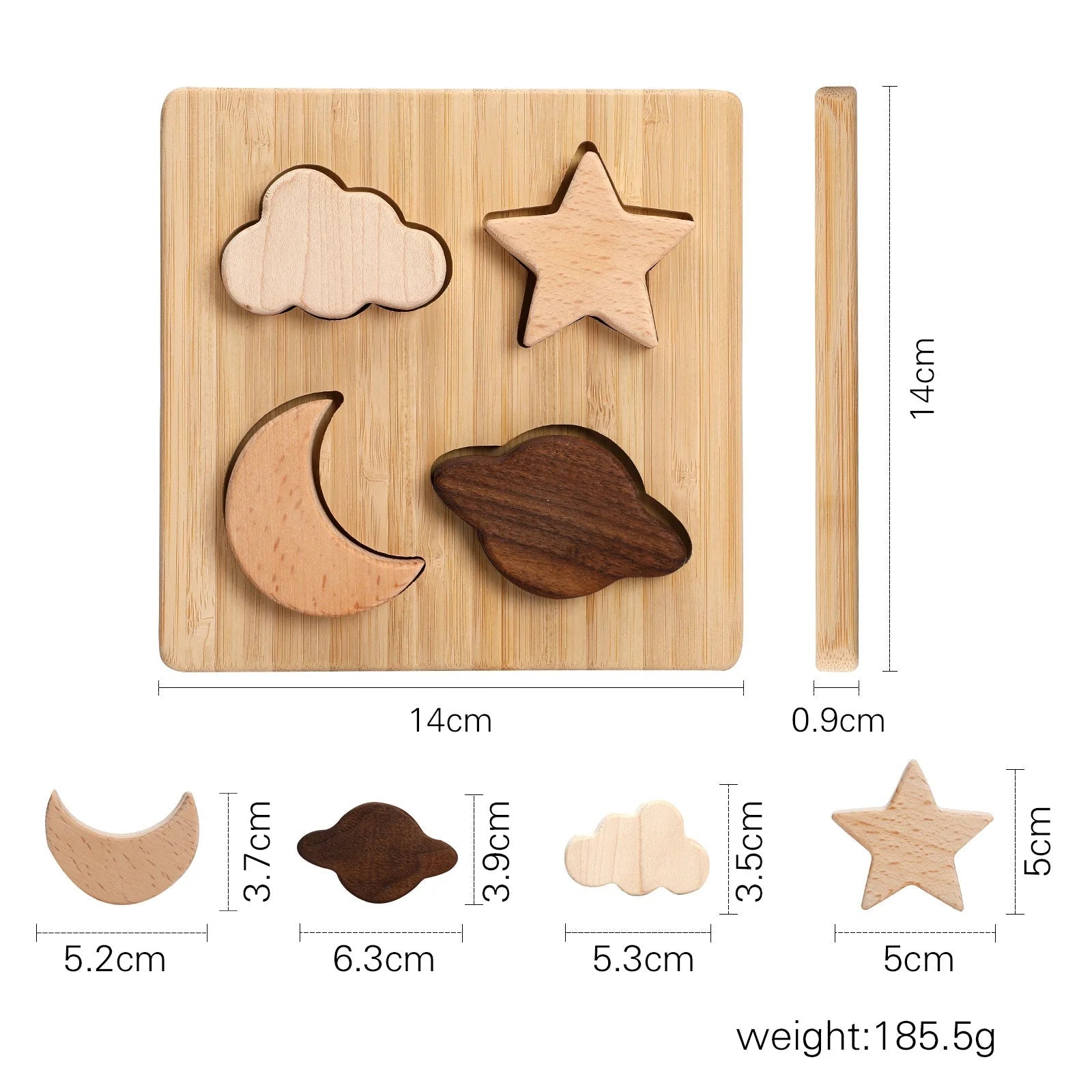 KTM-194643 3D Arabic Wooden Block Toy Set for Preschool Learning - Islamic Educational Toy for Kids