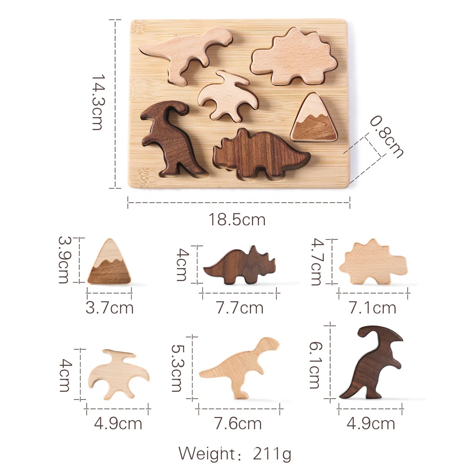 KTM-194643 3D Arabic Wooden Block Toy Set for Preschool Learning - Islamic Educational Toy for Kids