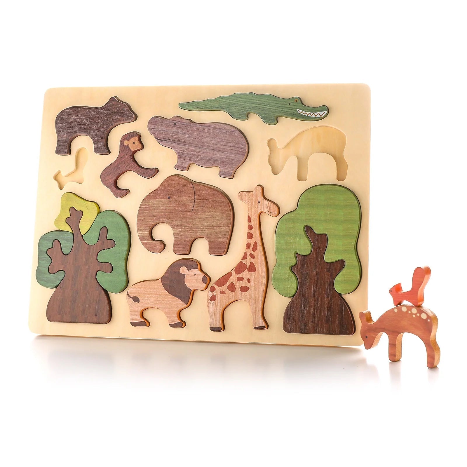 KTM-194643 3D Arabic Wooden Block Toy Set for Preschool Learning - Islamic Educational Toy for Kids