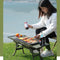 KTM-195795 Portable Charcoal Folding BBQ Grill with Stainless Steel Construction for Outdoor Cooking