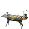 KTM-195795 Portable Charcoal Folding BBQ Grill with Stainless Steel Construction for Outdoor Cooking