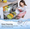 KTM-198419 Portable 3.2L Stainless Steel Pet Water Fountain with Water Level Window for Cats