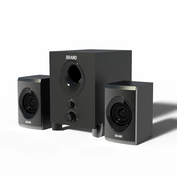 KTM-226771 2.1 Channel Hi-Fi Bluetooth Subwoofer Speaker System with USB, TF and AUX Connectivity for Home Theatre and PC