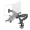 KTM-233683 Dual Arm Gas Spring Monitor and Laptop Mount for 17"-27" Monitors and 10"-17" Laptops, F160-FP Model, Black, Aluminium Alloy