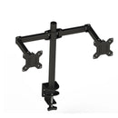 KTM-237779 Dual Adjustable Monitor Mount Stand for 14" to 27" Screens, 360° Rotation & 90° Tilt, VESA Compatible