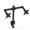 KTM-237779 Dual Adjustable Monitor Mount Stand for 14" to 27" Screens, 360° Rotation & 90° Tilt, VESA Compatible