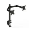KTM-237779 Dual Adjustable Monitor Mount Stand for 14" to 27" Screens, 360° Rotation & 90° Tilt, VESA Compatible