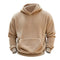 KTM-244499 Men's Reversible Arctic Fleece Pullover Sweatshirt Pocket Hooded Warm Sweater Street Solid Color Long Sleeve Pullover Sweatshirt