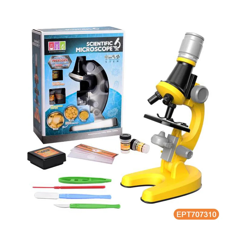 KTM-248147 Educational Microscope Set for Kids - STEM Learning Tool for Biological Science Exploration