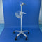 KTM-248403 Adjustable Aluminium Alloy Medical Monitor Roll Stand with Manual Lift Trolley