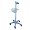 KTM-248403 Adjustable Aluminium Alloy Medical Monitor Roll Stand with Manual Lift Trolley