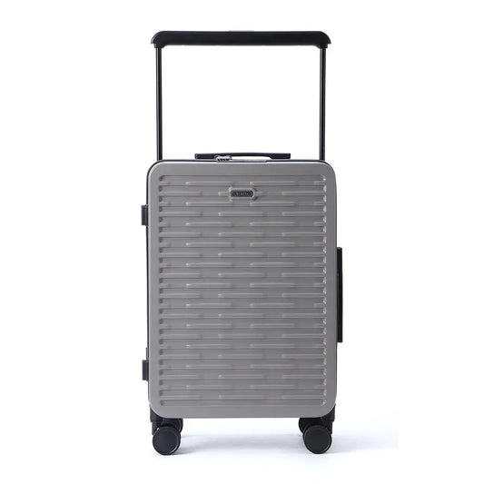 KTM-250323 Designer 100% PC Carry-On Hard Shell Travel Suitcase with Wide Trolley Handle