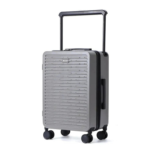 KTM-250323 Designer 100% PC Carry-On Hard Shell Travel Suitcase with Wide Trolley Handle