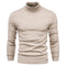 KTM-253459 Men Sweater Fall and Winter Men's Pullover Shirt New Bottoming Shirt Slim High Neck Casual Knit Sweater Thread Sweater