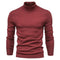 KTM-253459 Men Sweater Fall and Winter Men's Pullover Shirt New Bottoming Shirt Slim High Neck Casual Knit Sweater Thread Sweater