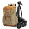 KTM-264595 Large Capacity Waterproof Canvas Backpack for SLR Cameras and Travel