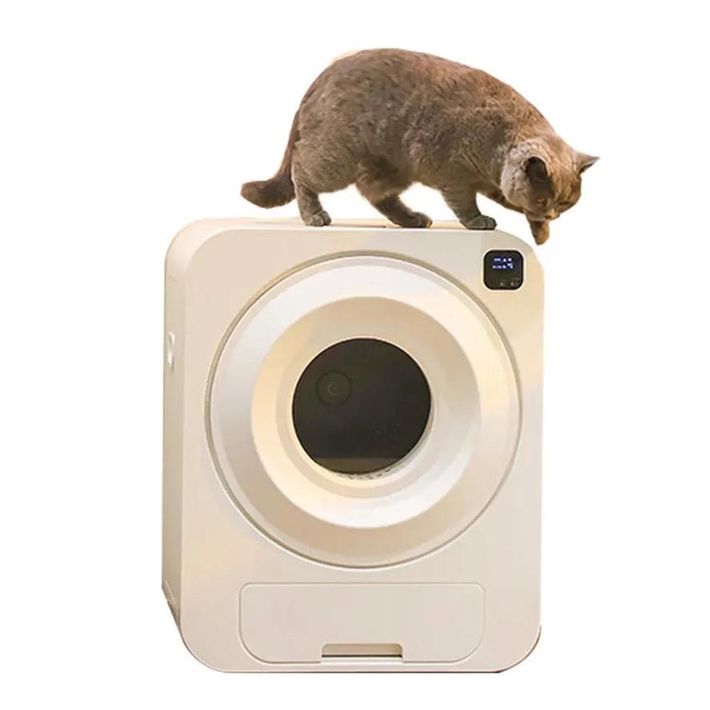 KTM-268115 Intelligent Fully Enclosed Automatic Cat Litter Box with Smart Features