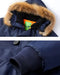 KTM-268755 Men's Flying Cotton Jacket Plus Size Sporty Workwear With Hood Collar Thick Baseball Zipper Winter Clothing Men's Coats