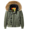 KTM-268755 Men's Flying Cotton Jacket Plus Size Sporty Workwear With Hood Collar Thick Baseball Zipper Winter Clothing Men's Coats