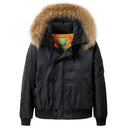 KTM-268755 Men's Flying Cotton Jacket Plus Size Sporty Workwear With Hood Collar Thick Baseball Zipper Winter Clothing Men's Coats