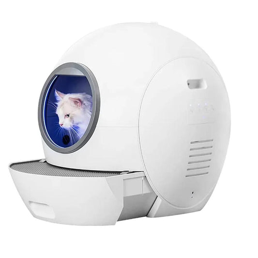 KTM-281555 Automatic Self-Cleaning Cat Litter Box with Odor Control for Multiple Cats