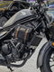 KTM-302931 Waterproof Motorcycle Side Car Head Car Lock Bag - Heavy Duty Waxed Canvas and Leather Riding Rear Seat Messenger Bag