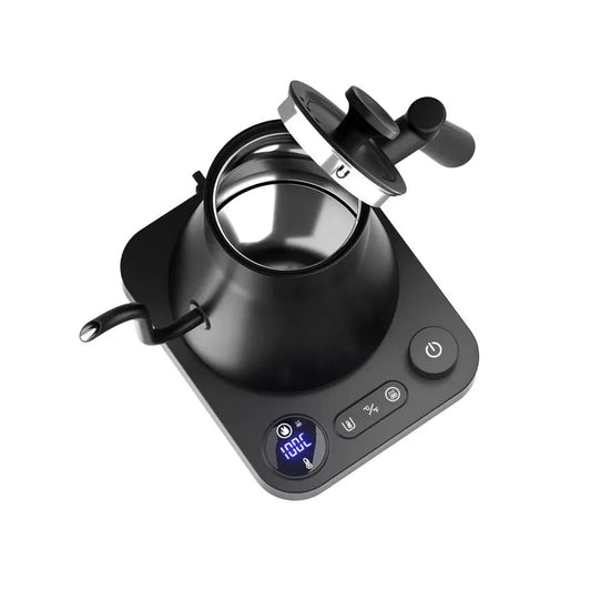 KTM-305811 Digital Temperature Control Gooseneck Electric Kettle 900ml Stainless Steel for Coffee and Tea