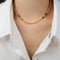 KTM-322515 Wholesale Custom Fine Fashion Jewelry 18K Gold Plated Stainless Steel Mix Natural Stone Beads Beaded Handmade Necklace for Women