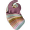 KTM-325587 Baby Bibs with PU Fabric Silicon Soft Mommy Loving Infants & Toddlers for Feeding Waterproof Warm Washable