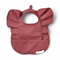 KTM-329363 Toddler Children Feeding Smock Apron PU Bib Coverall Printed Waterproof Baby Bib with Pocket Catcher