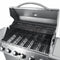 KTM-330003 Heavy Duty Outdoor Charcoal BBQ Grill with Trolley for Commercial Use