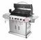 KTM-330003 Heavy Duty Outdoor Charcoal BBQ Grill with Trolley for Commercial Use