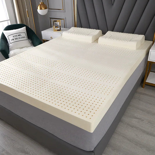 KTM-338387 Latex Mattress 200x100x5cm Soft Cotton Cover 100% Natural Latex Comfort