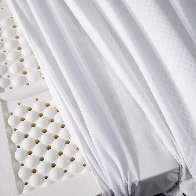 KTM-338387 Latex Mattress 200x100x5cm Soft Cotton Cover 100% Natural Latex Comfort