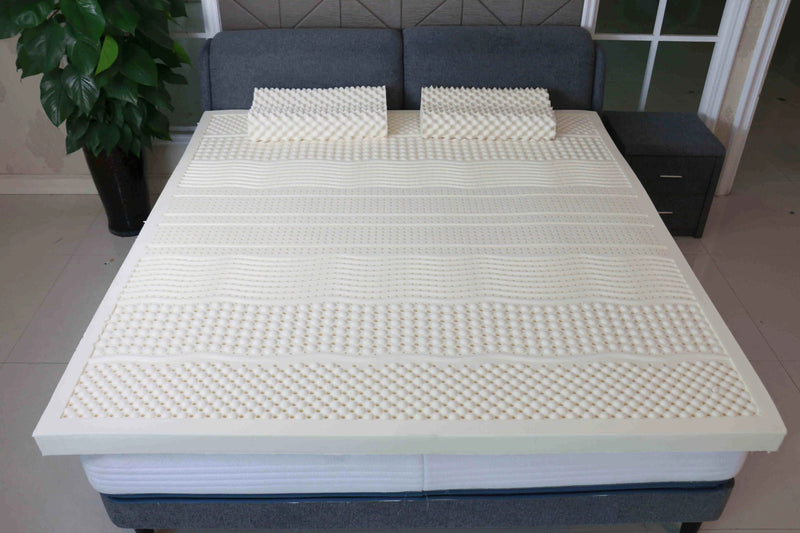 KTM-338387 Latex Mattress 200x100x5cm Soft Cotton Cover 100% Natural Latex Comfort