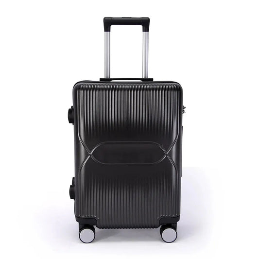 KTM-338771 Custom Logo Carry-On Travel Suitcase with PC ABS Trolley Design