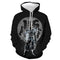 KTM-339283 OEM Custom logo Clothing Sweatshirt Long Sleeves Knitted Pullover Sweater Clothes Hooded 3D Digital Printed Anime Hoodie
