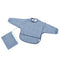 KTM-345875 Reusable Waterproof Polyester Baby Feeding Bib with Long Sleeve
