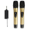 KTM-352211 Dual Channel Wireless Microphone System for Professional Audio Recording