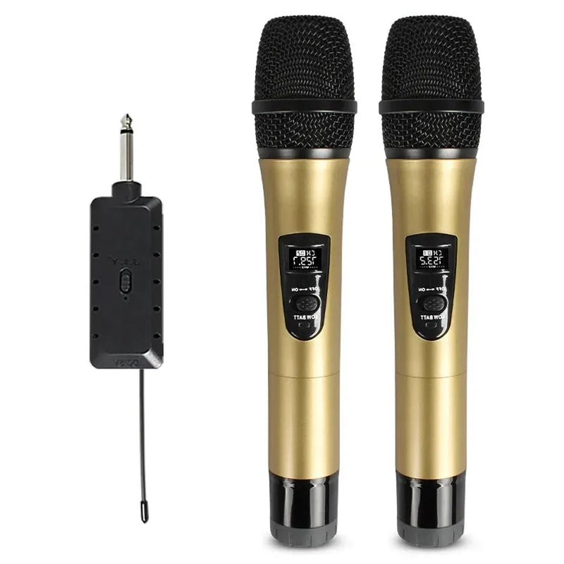 KTM-352211 Dual Channel Wireless Microphone System for Professional Audio Recording