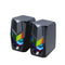 KTM-383827 RGB Backlit Wired Gaming Speakers with USB for PC and Laptop