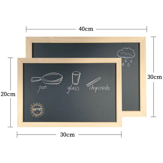 KTM-392531 Single-Sided Wooden Chalkboard for Children and Home Use