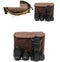 KTM-392659 Retro Oil Wax Canvas Sling Camera Bag 35*11*27CM