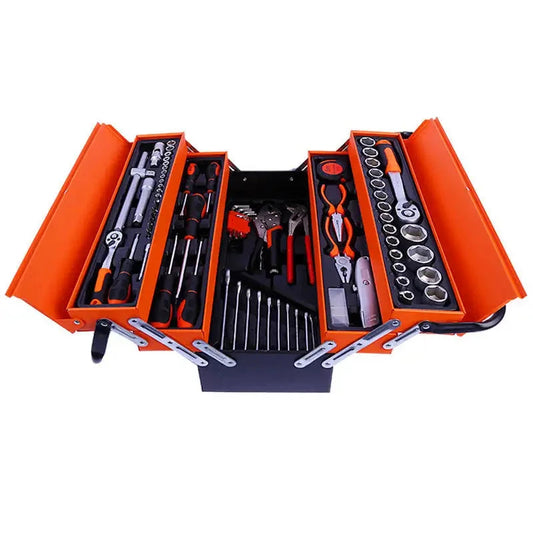 KTM-394963 Universal Ratchet Socket Wrench Set - 85-Piece Hand Tool Kit